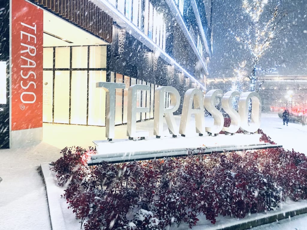 姫路の雪