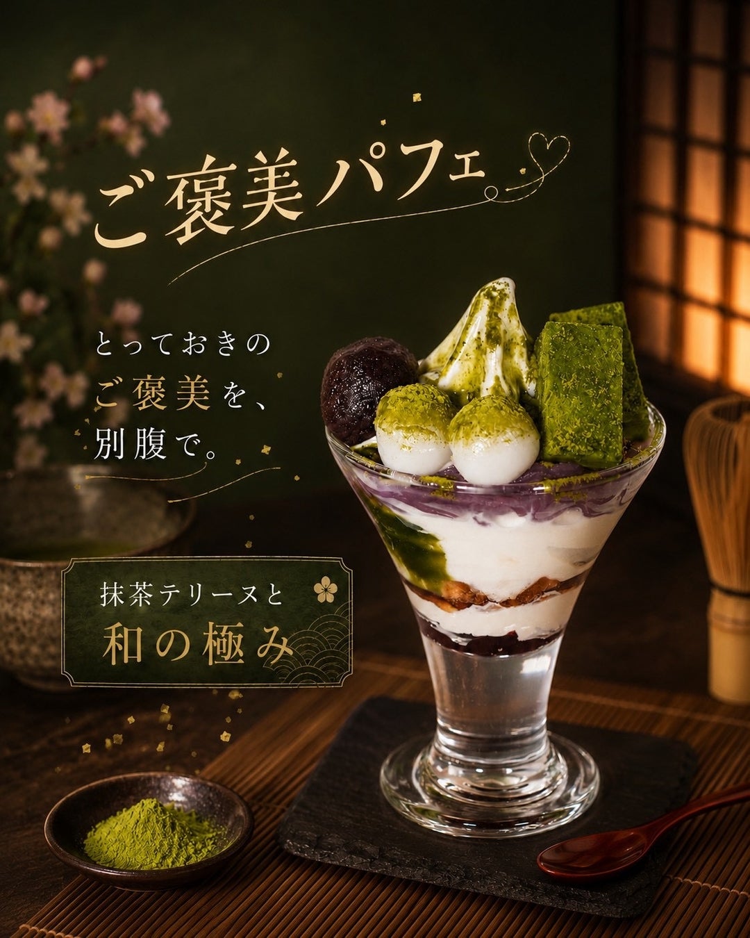 抹茶テリーヌと和の極み